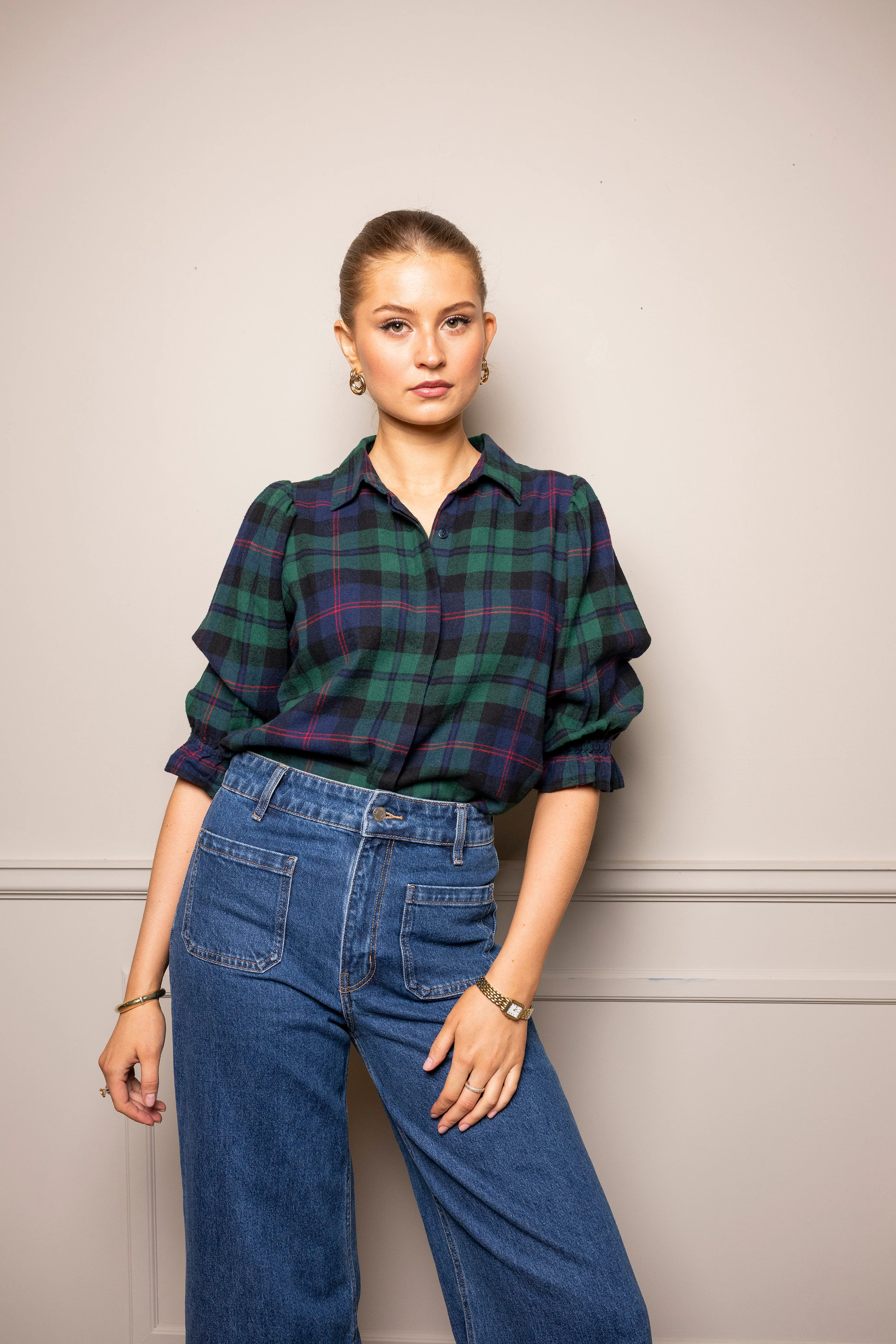 Amy Shirt Scottish Plaid - Image 6