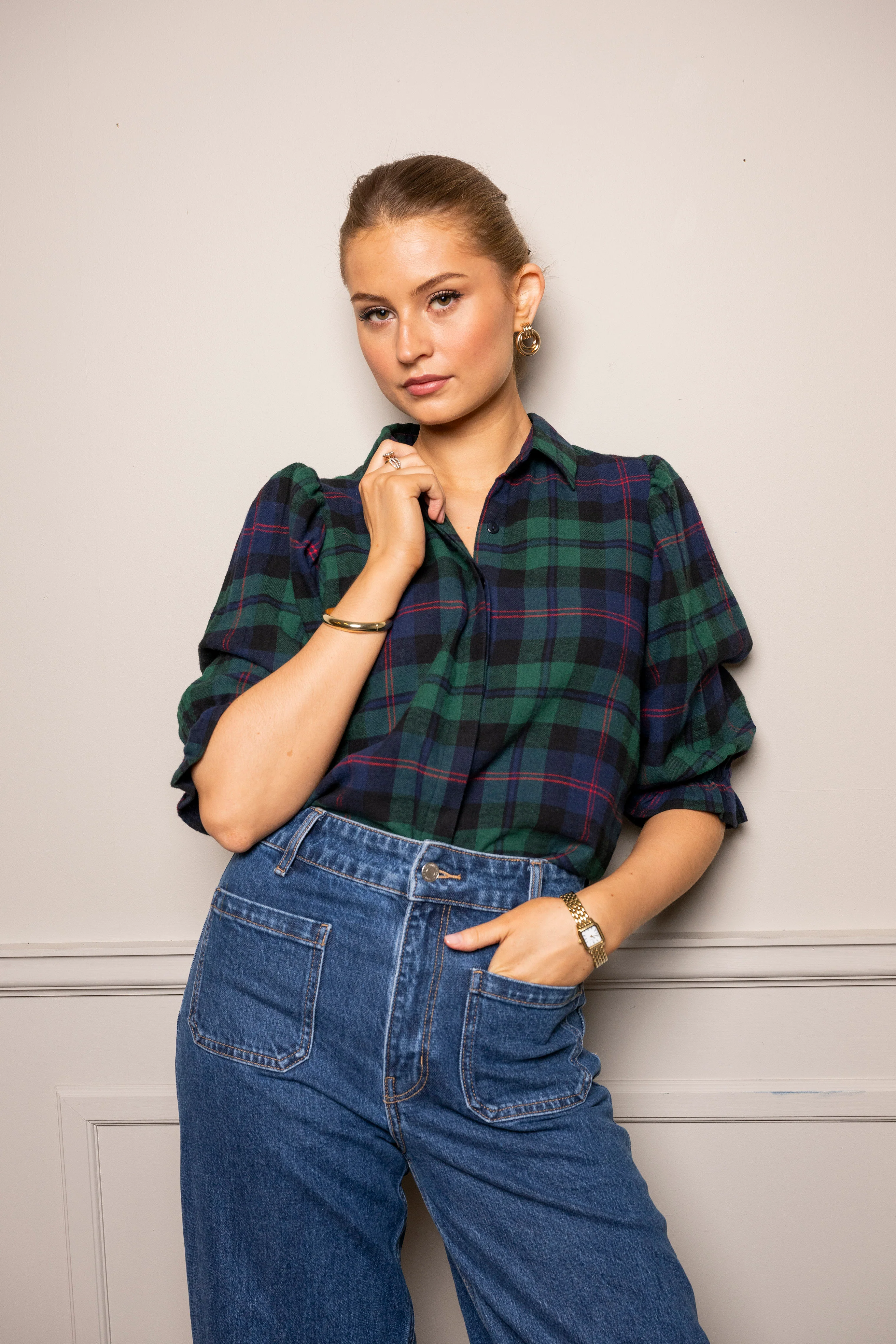 Amy Shirt Scottish Plaid - Image 8
