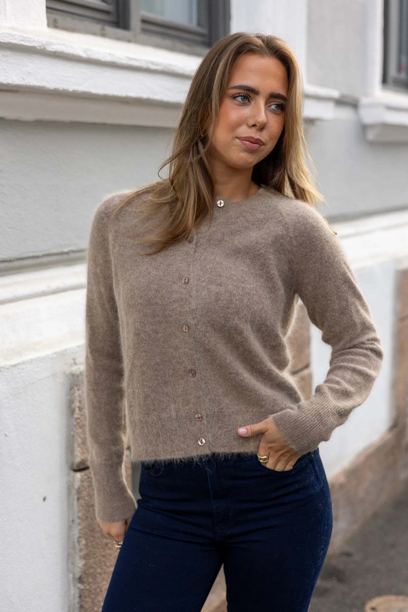 Eva Cardigan Praline