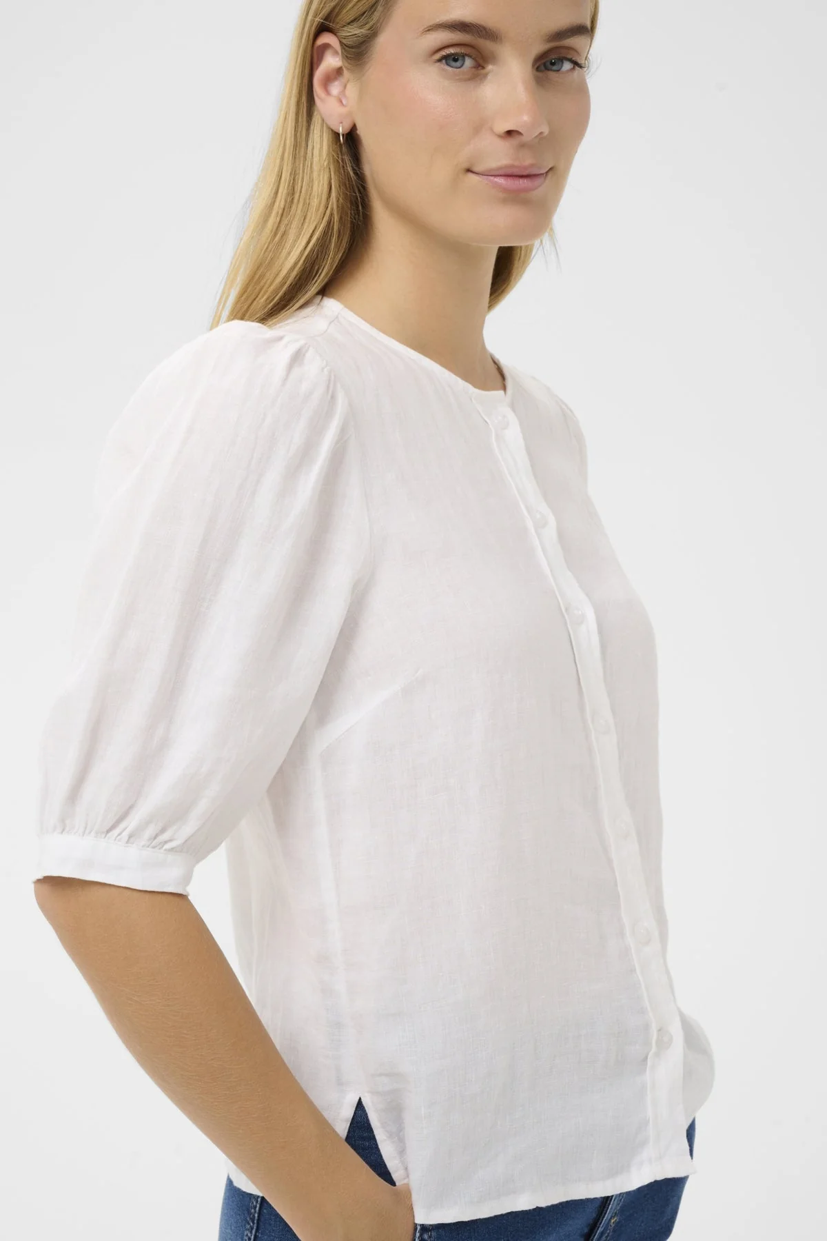 Azra Shirt Bright White - Image 5