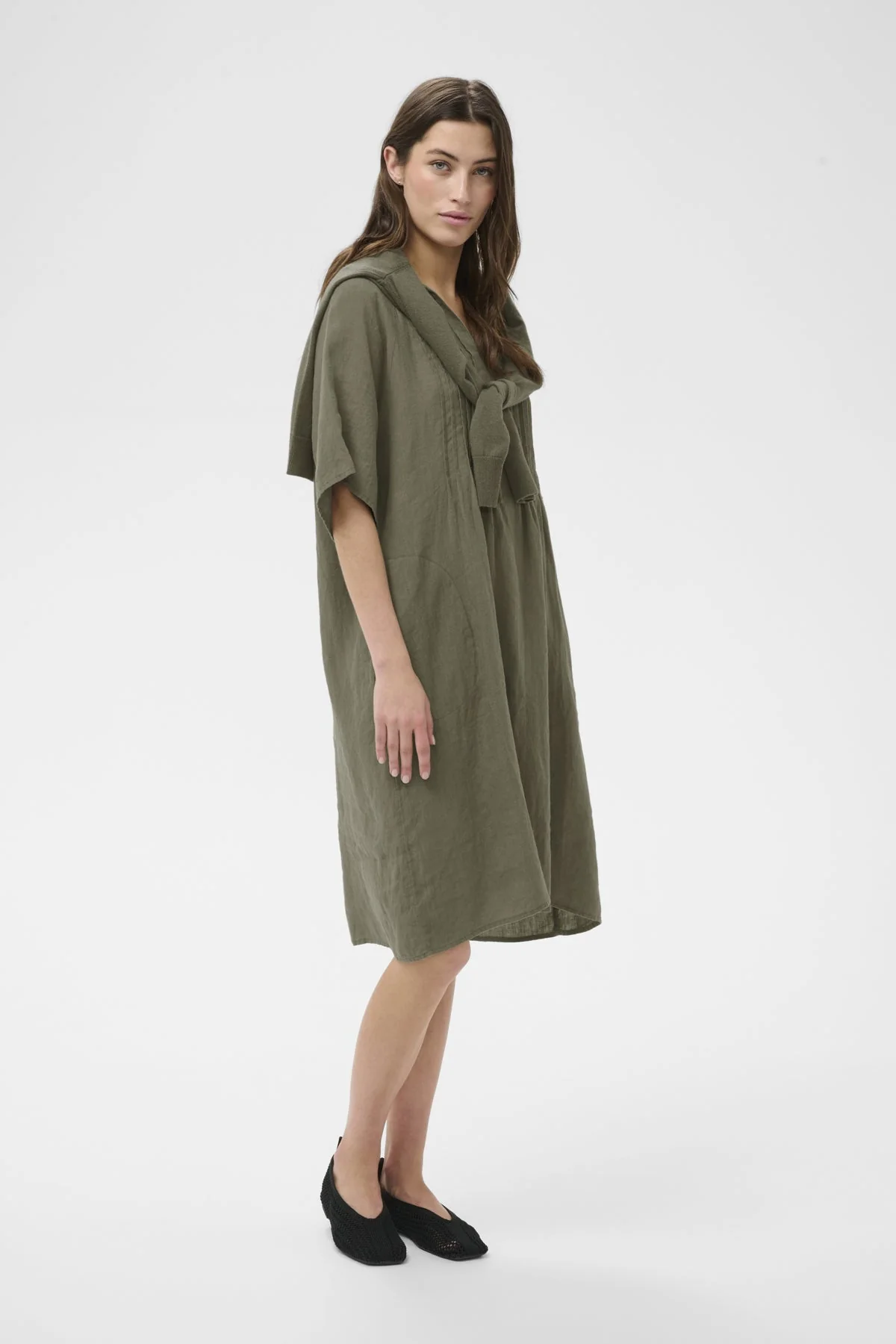 Ayla Dress Smokey Olive - Image 5