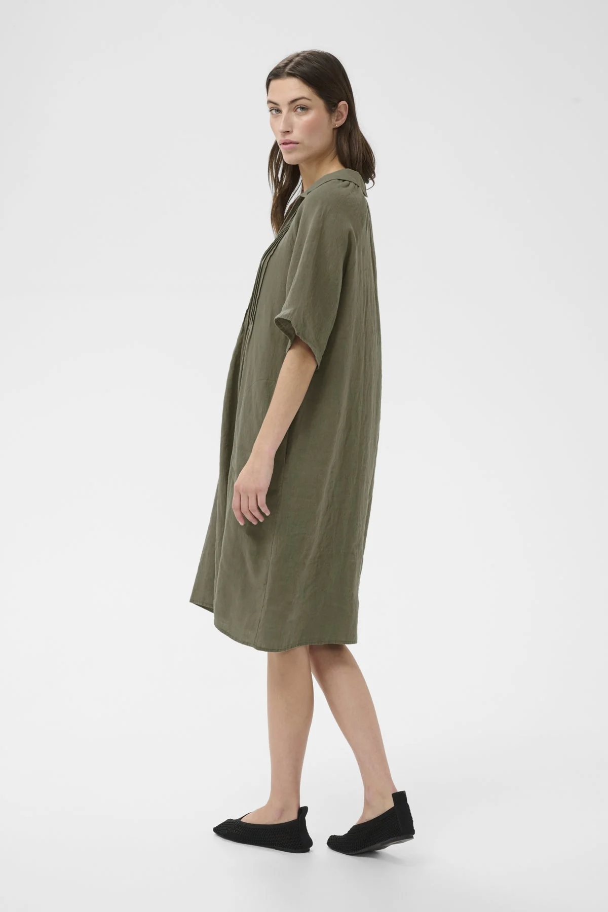 Ayla Dress Smokey Olive - Image 6