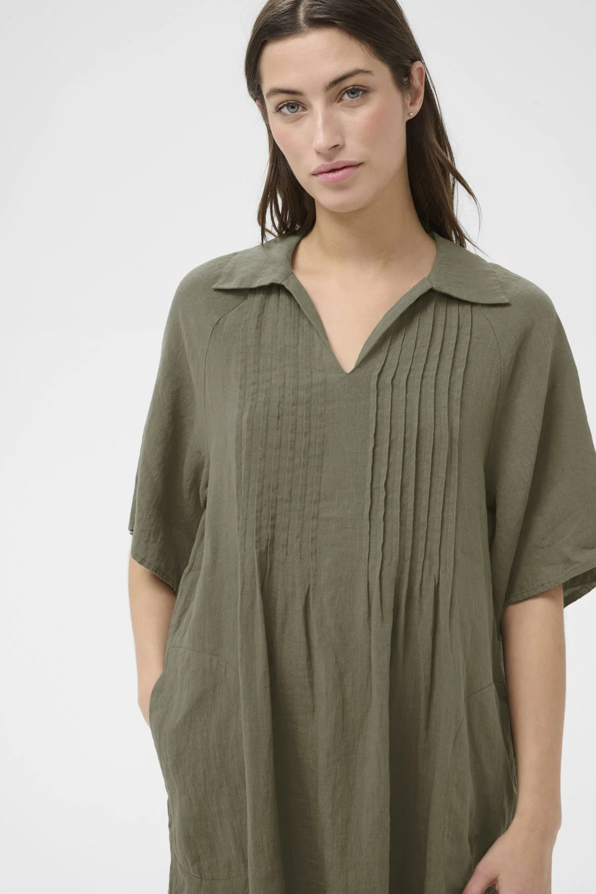 Ayla Dress Smokey Olive - Image 7