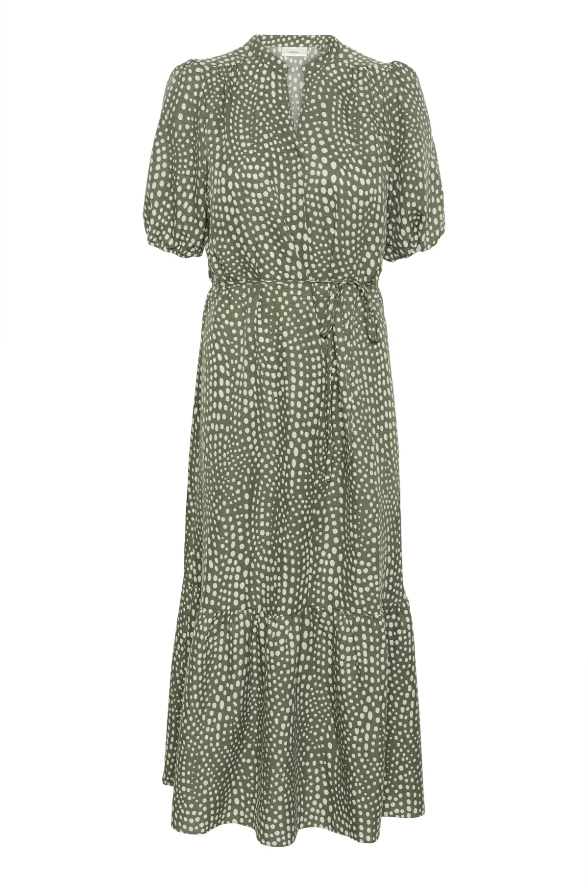 Libertyiw Dress Green Faded Dot