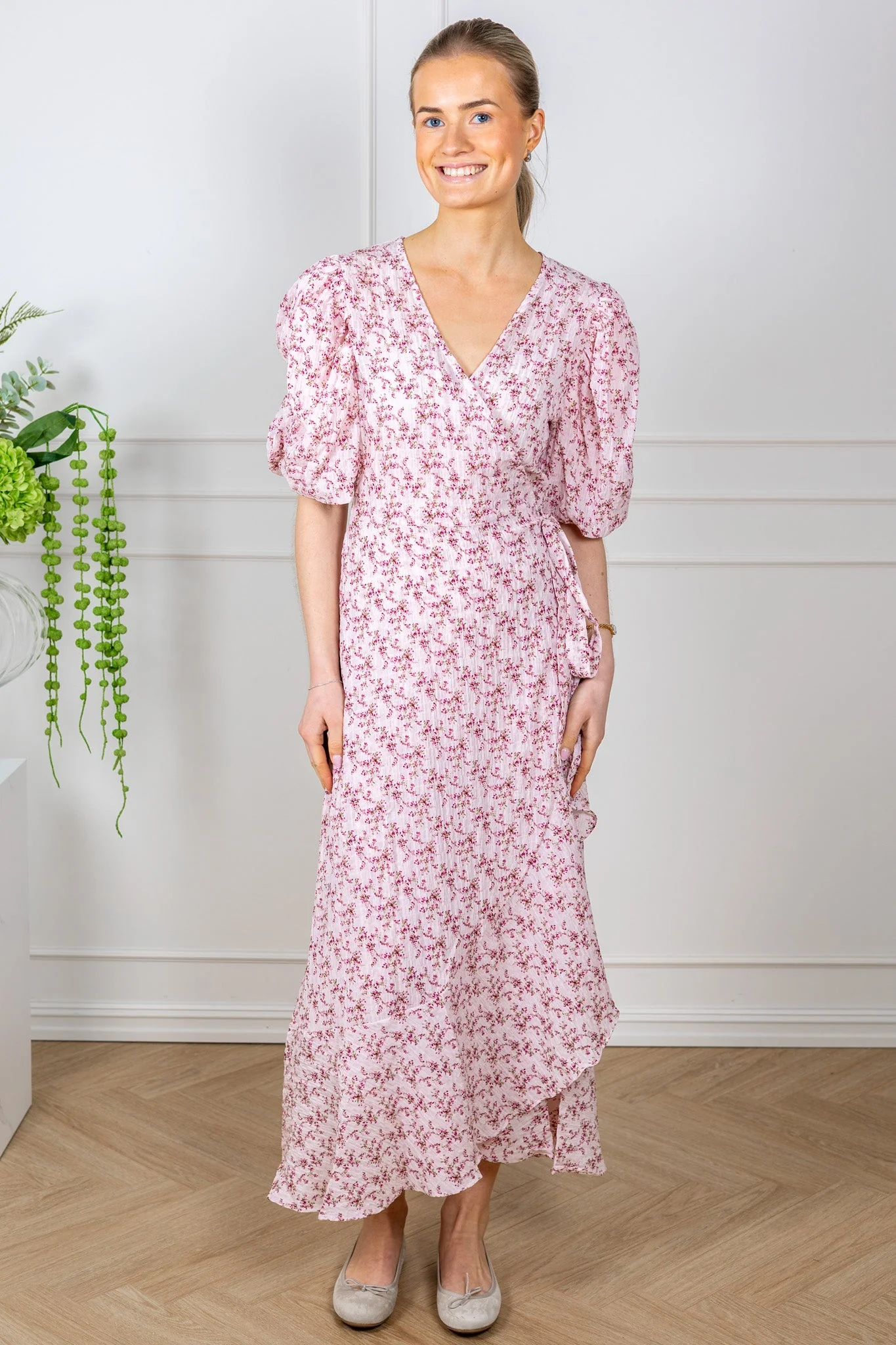 Sinda Print Dress Rose/Pink - Image 3