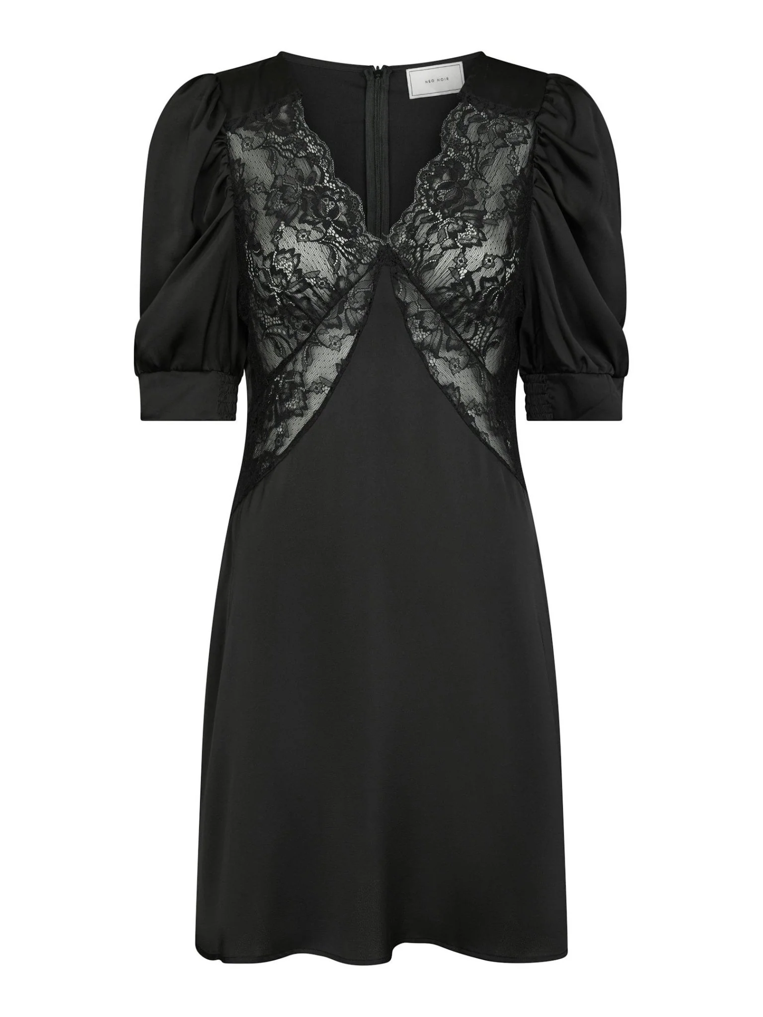 Alfia Lace Dress Black - Image 2