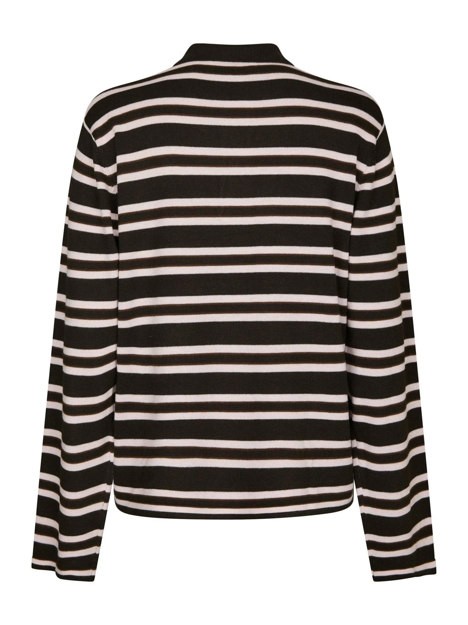 Mala Polo Knit Blouse Dark Brown - Image 15