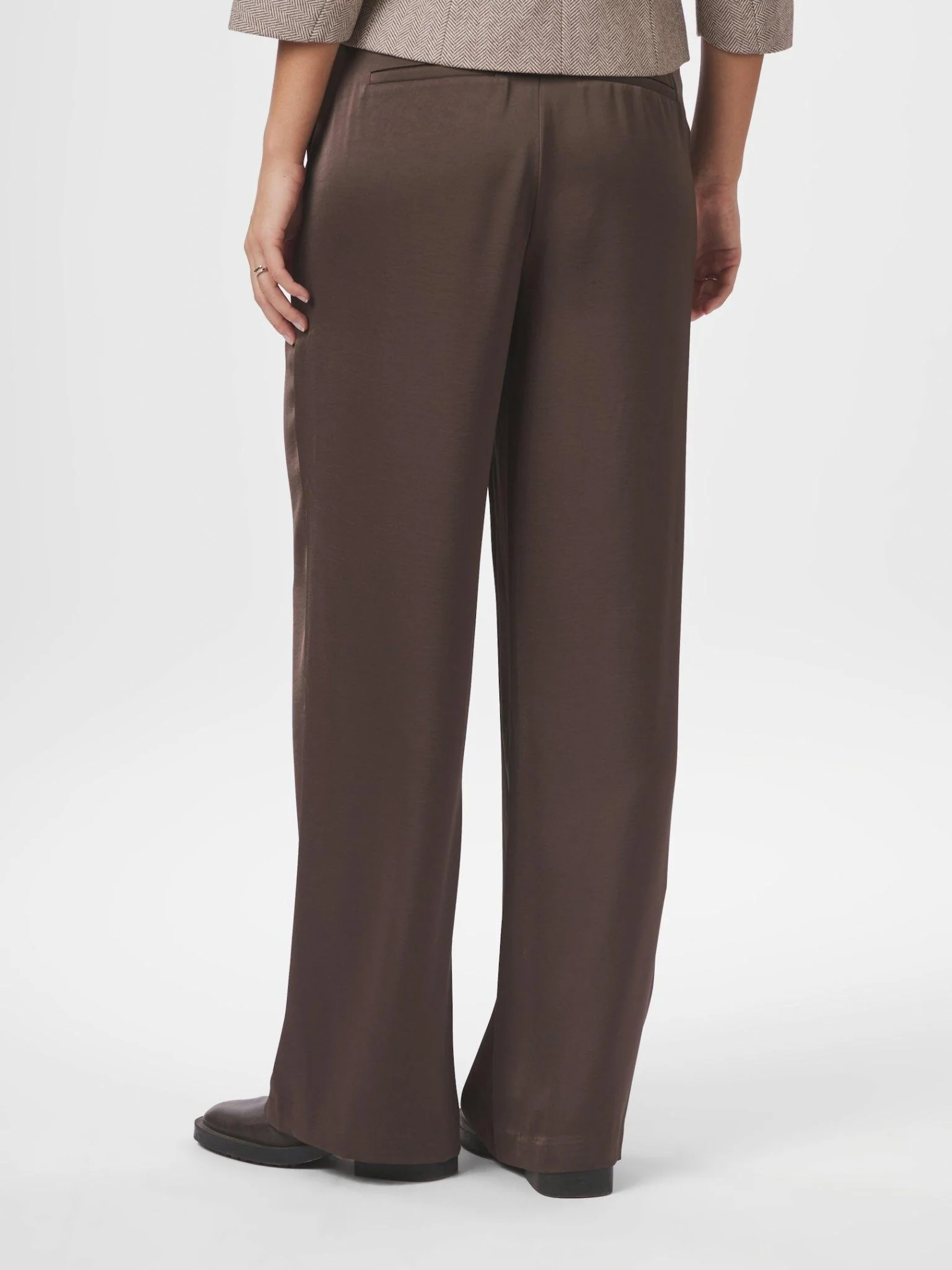 Emmett Heavy Sateen Pants Dark Brown - Image 5