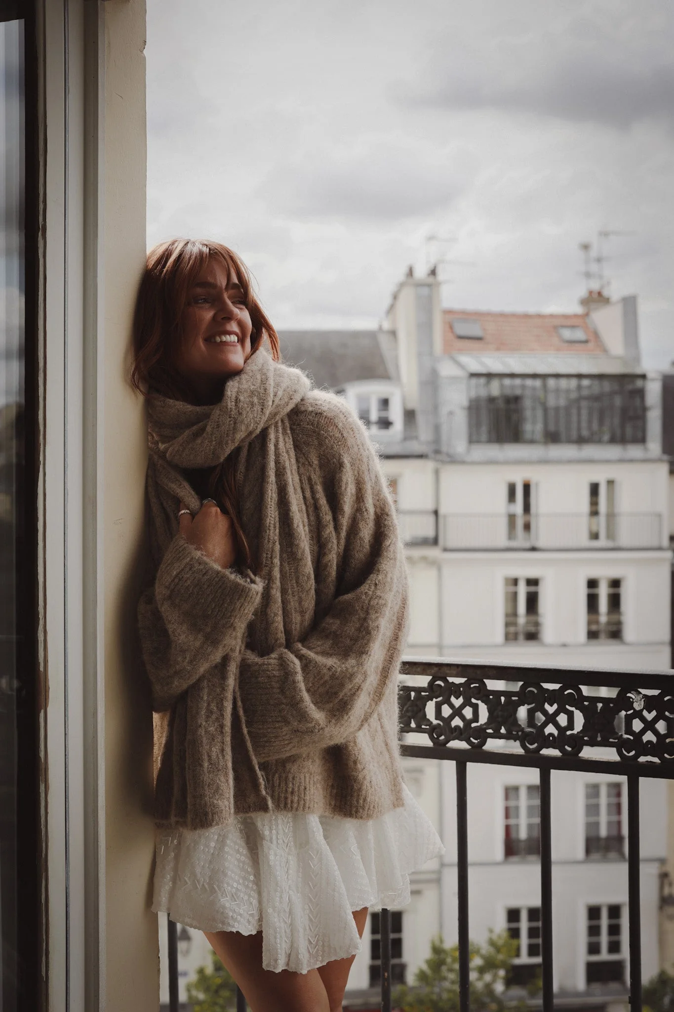 Cozy Sweater Beige Melange - Image 8