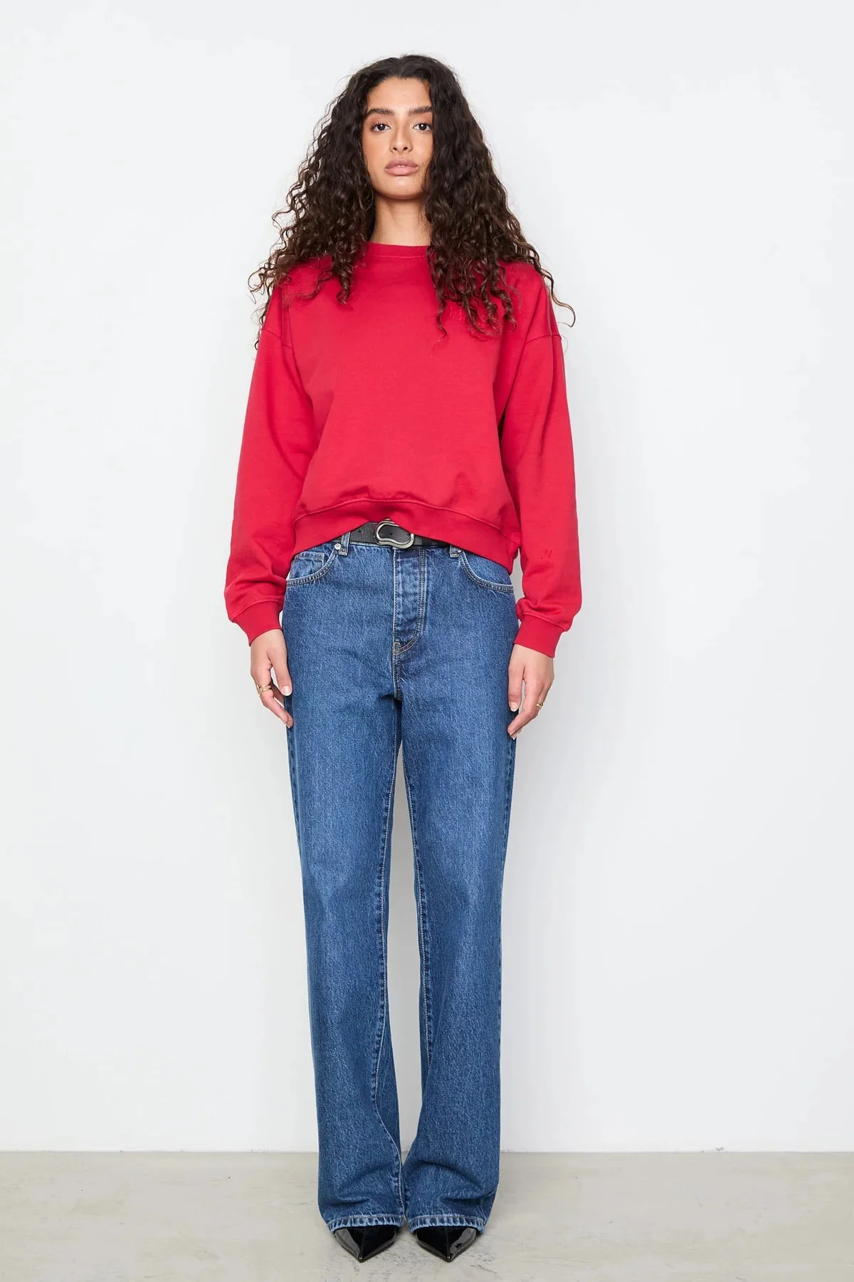 Mara Sweatshirt Red - Image 9