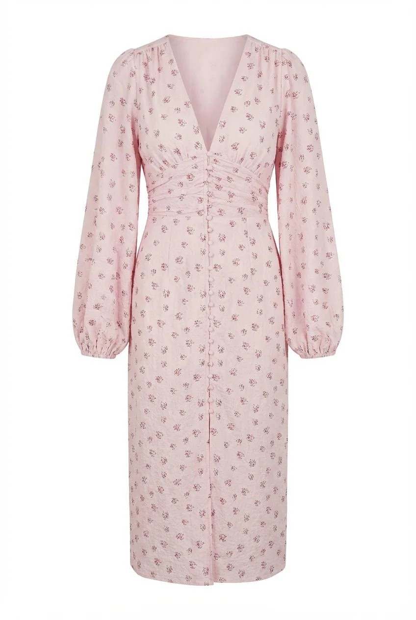 Ada Long Dress Pink - Image 2