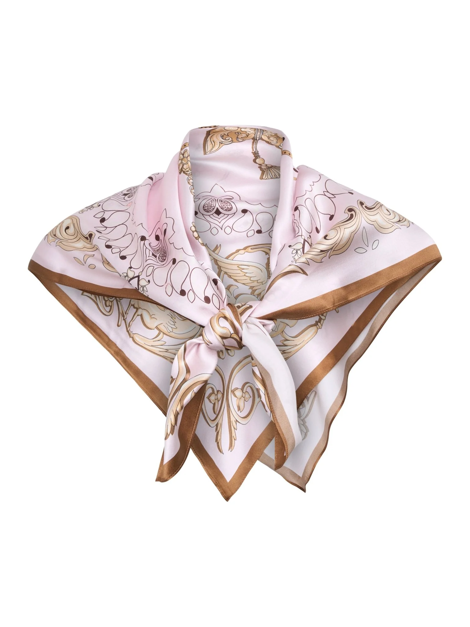 Lola Silk Scarf Pale Rose