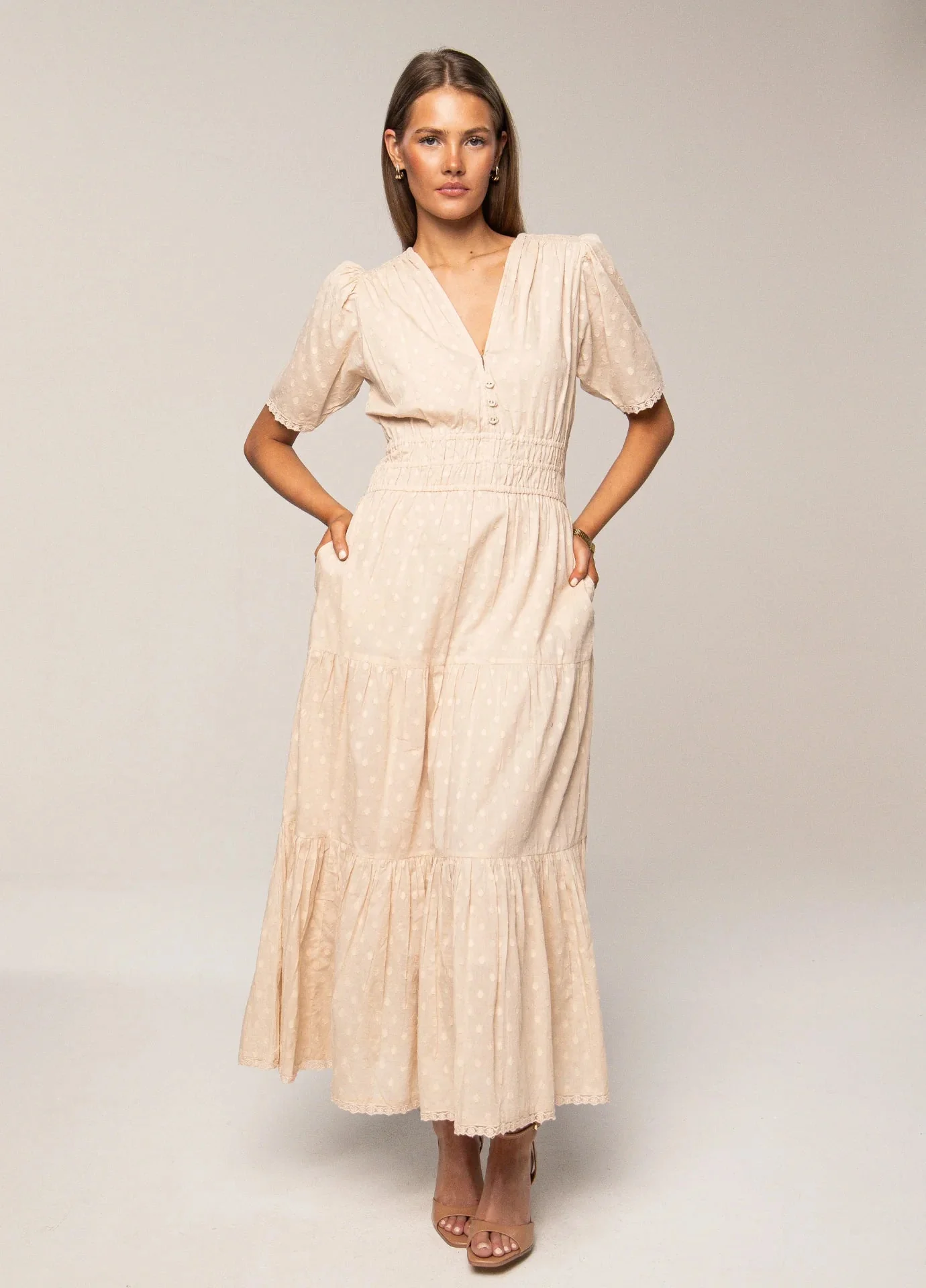 Mina Dress Cookiedough - Image 3