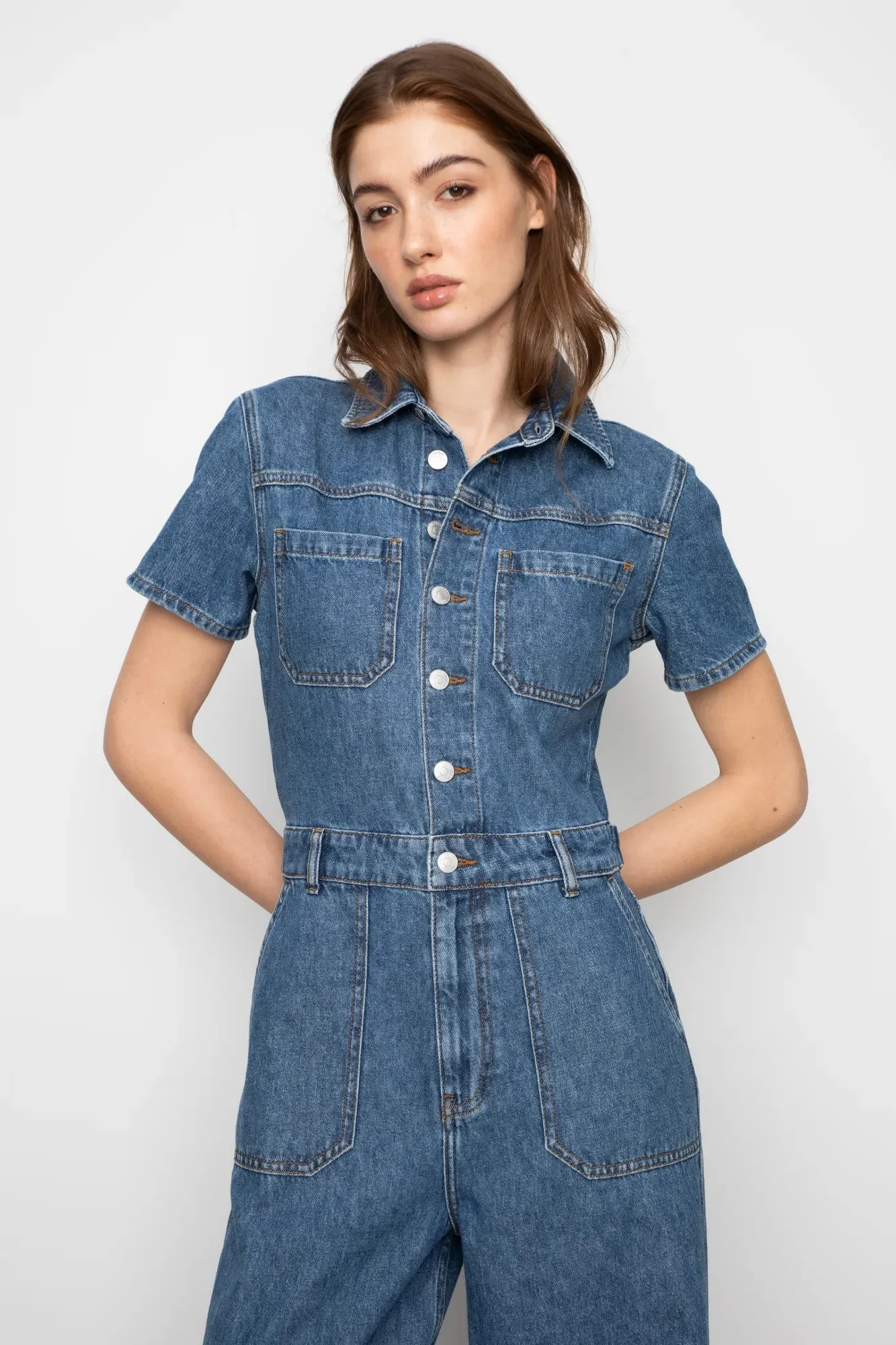 Miller Jumpsuit Mid Blue - Image 8