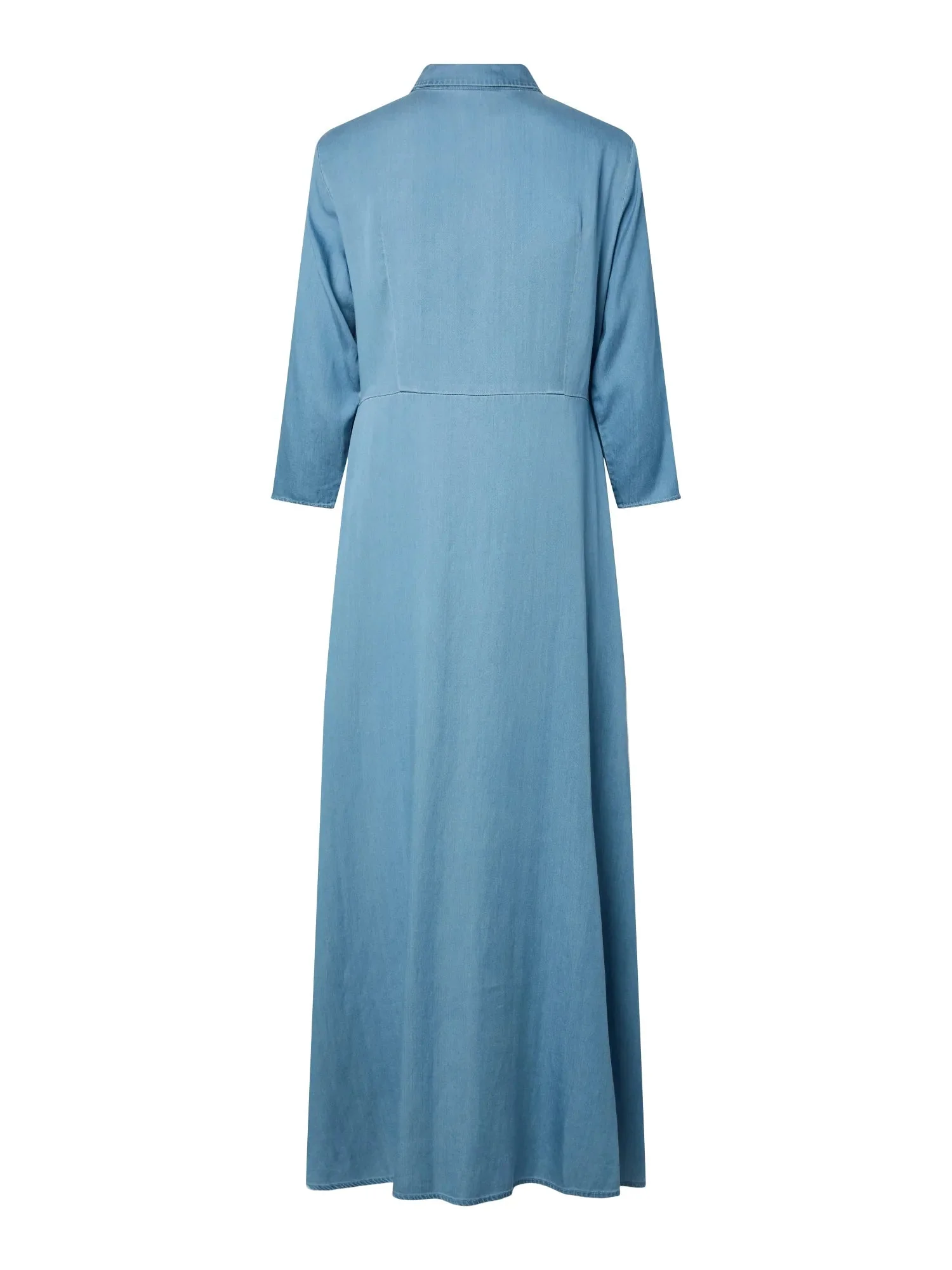 Savanna 3/4 Long Chambray Dress Skyway - Image 11