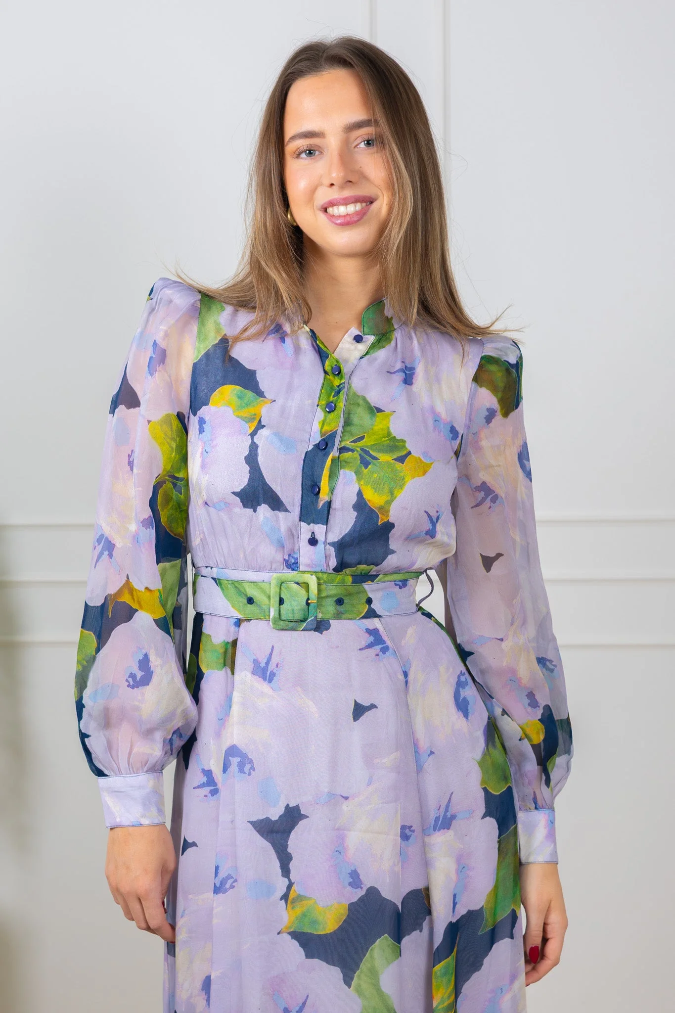 Organza Belt Dress Viola - Image 6