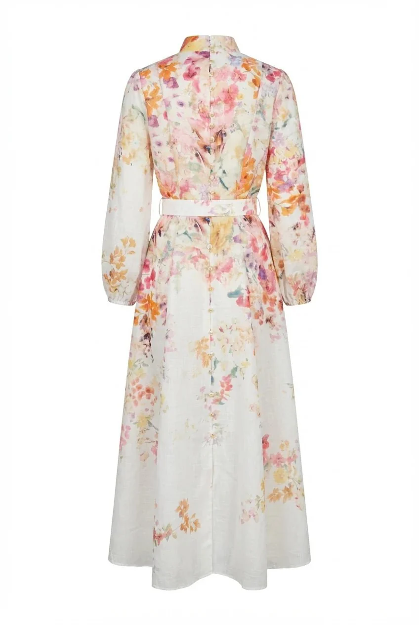 Osley Dress Fuchia Flower - Image 5
