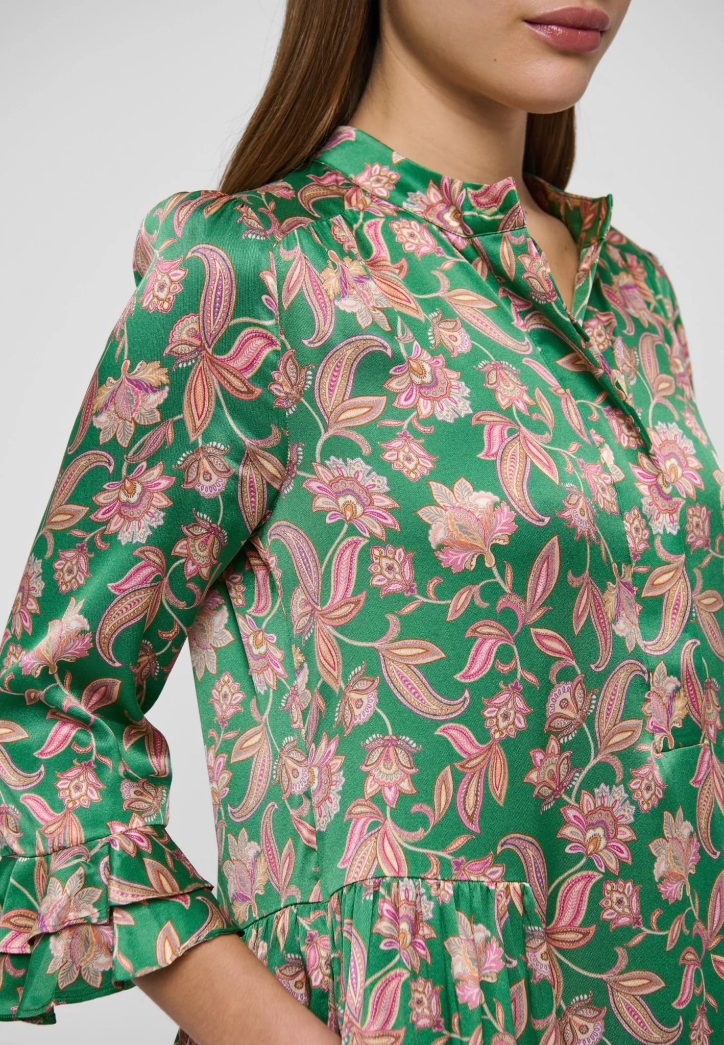 Rosannadea Dress Paisley Green - Image 4