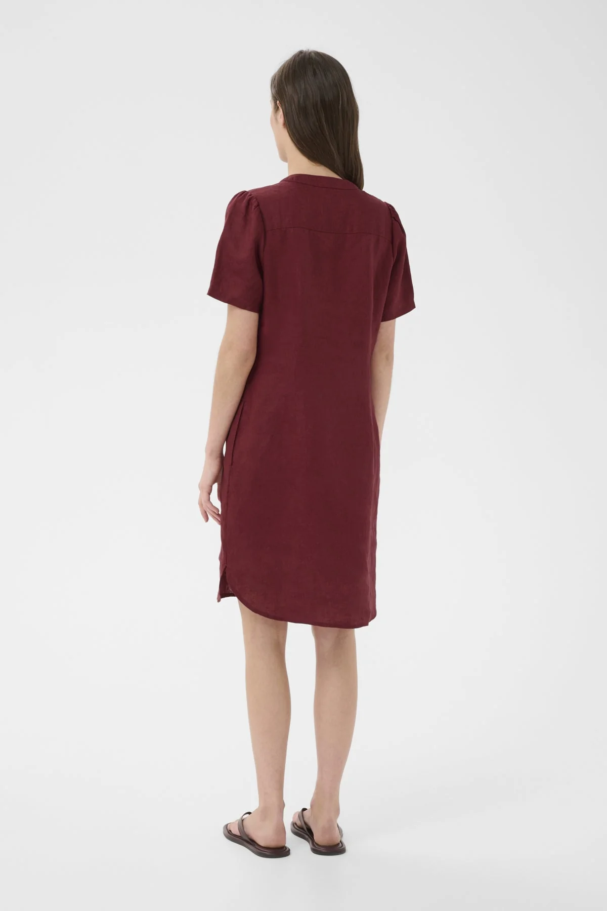Aminase Dress Burnt Russet - Image 3