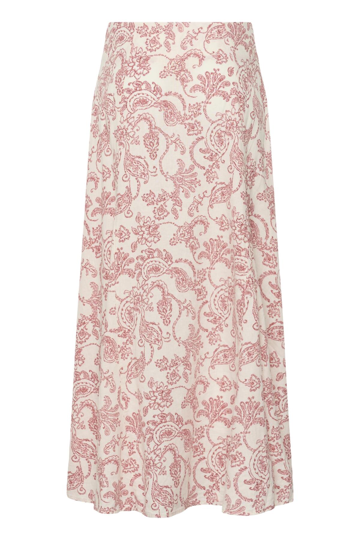 Beril Skirt Peach Blossom Dot Paisley - Image 7