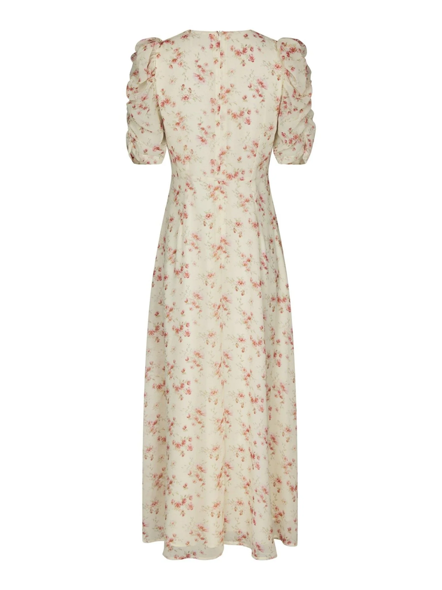 Vira Floral Dress Creme - Image 7