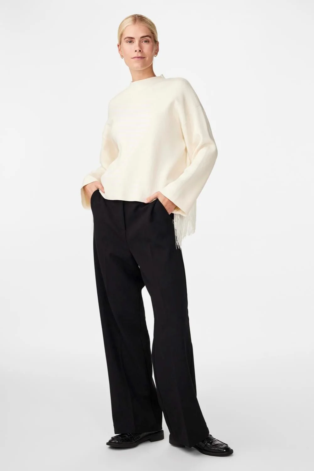 Yasfringa Ls O-Neck Knit Pullover Birch - Image 6