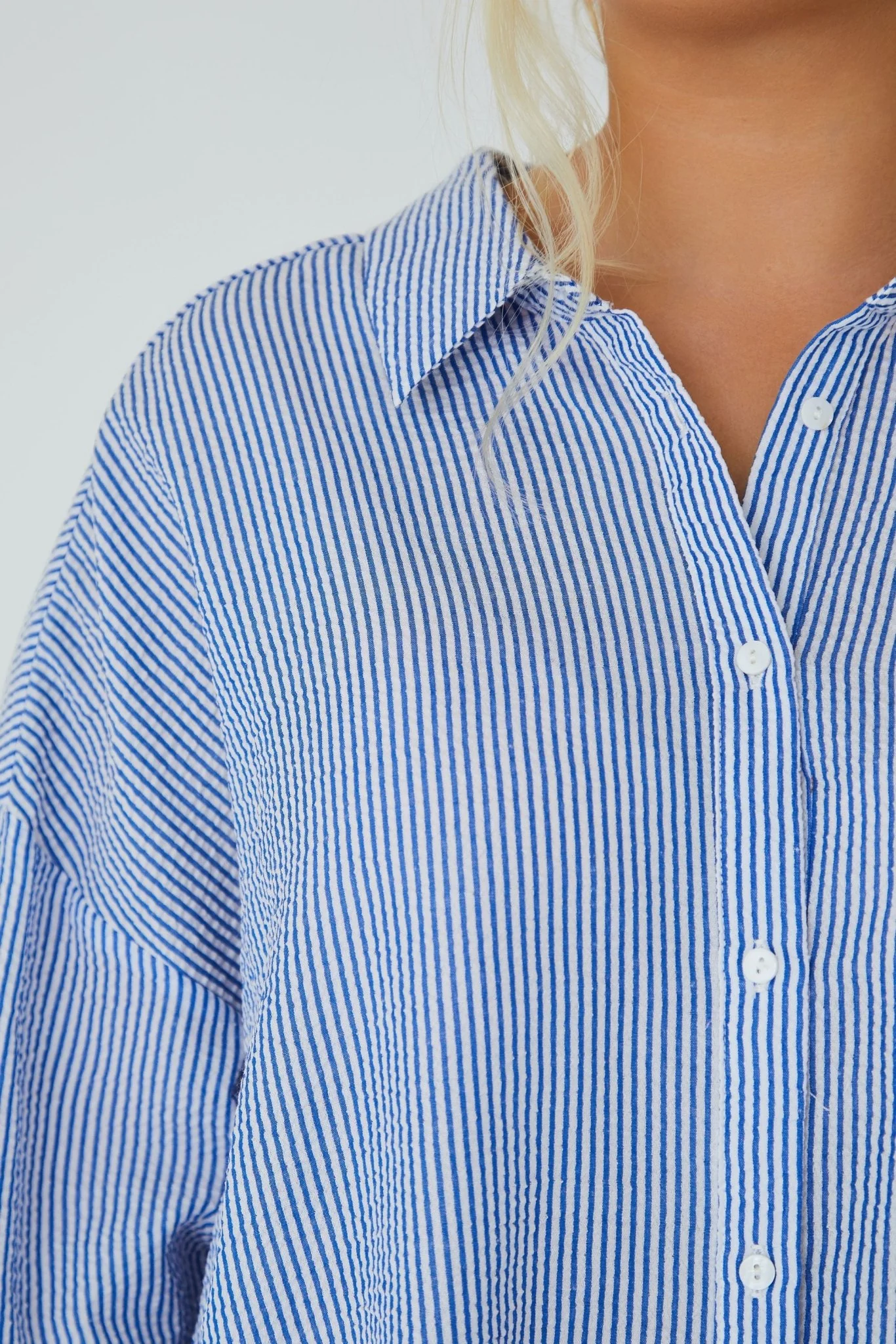Sonja Shirt Navy/White - Image 7