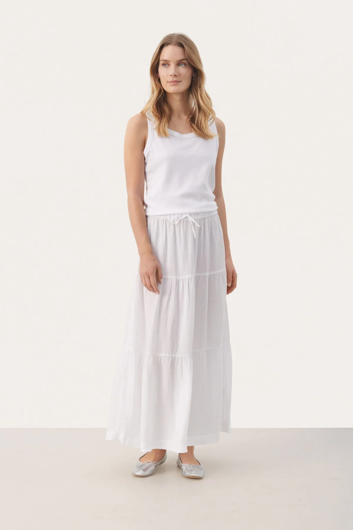 Getiapw Skirt Bright White - Image 2