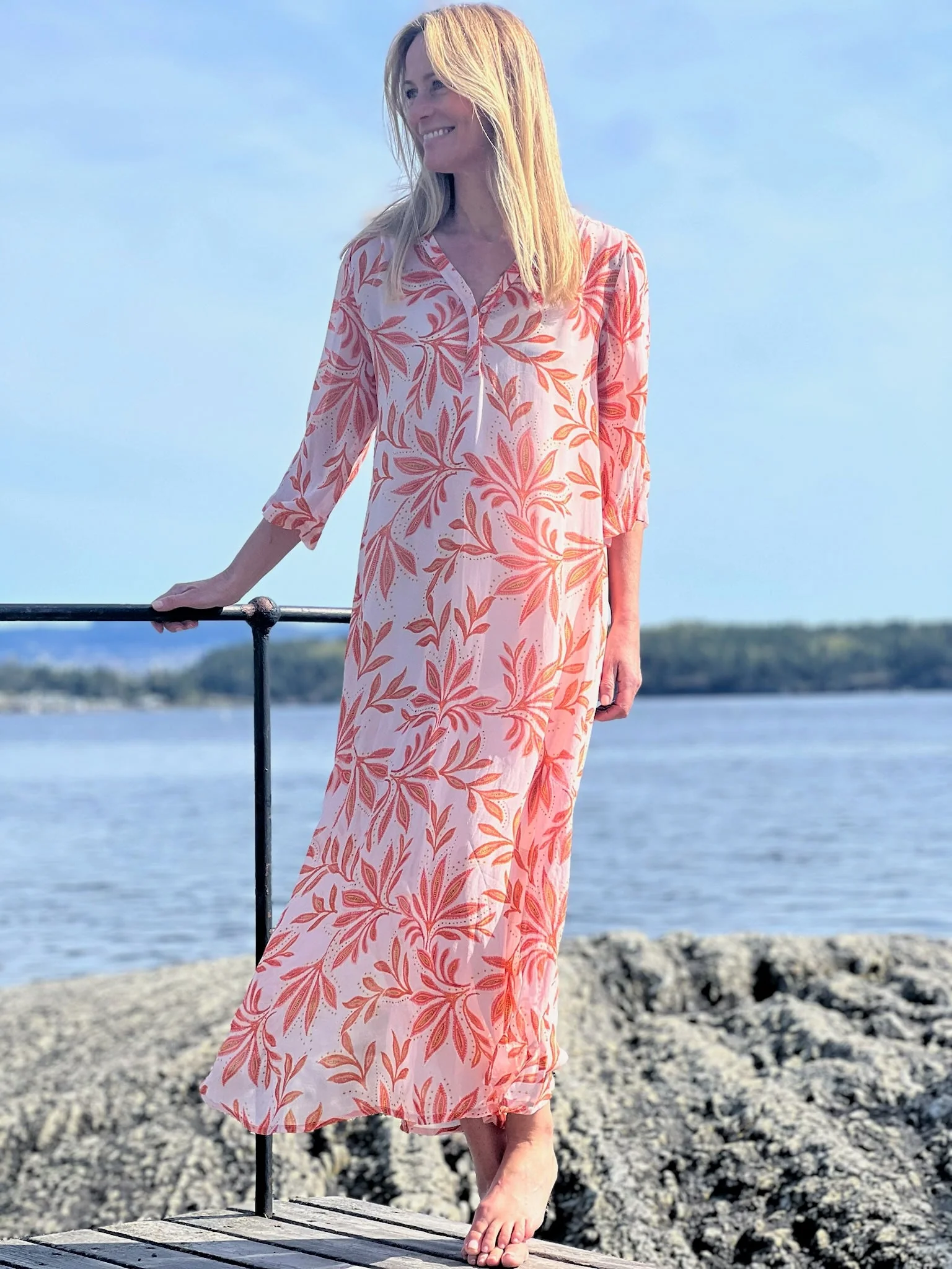 Beritpw Dress Potpourri Delicate Leaf - Image 5