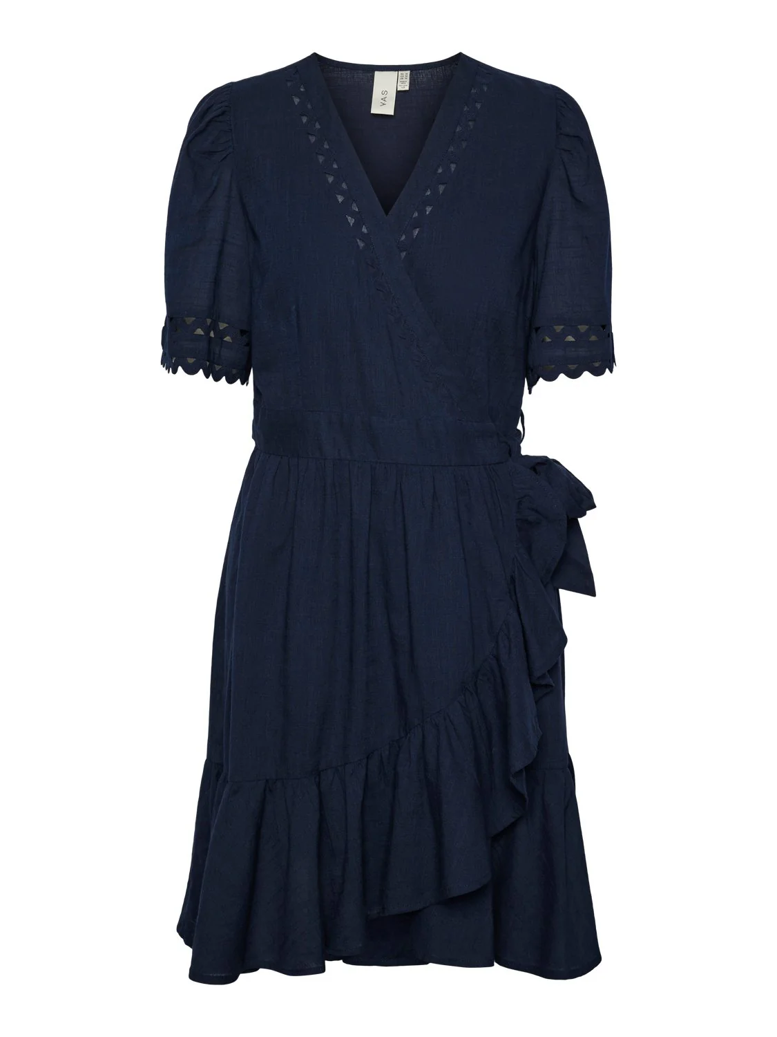 Yasnavina 2/4 Wrap Dress Navy Blazer - Image 2