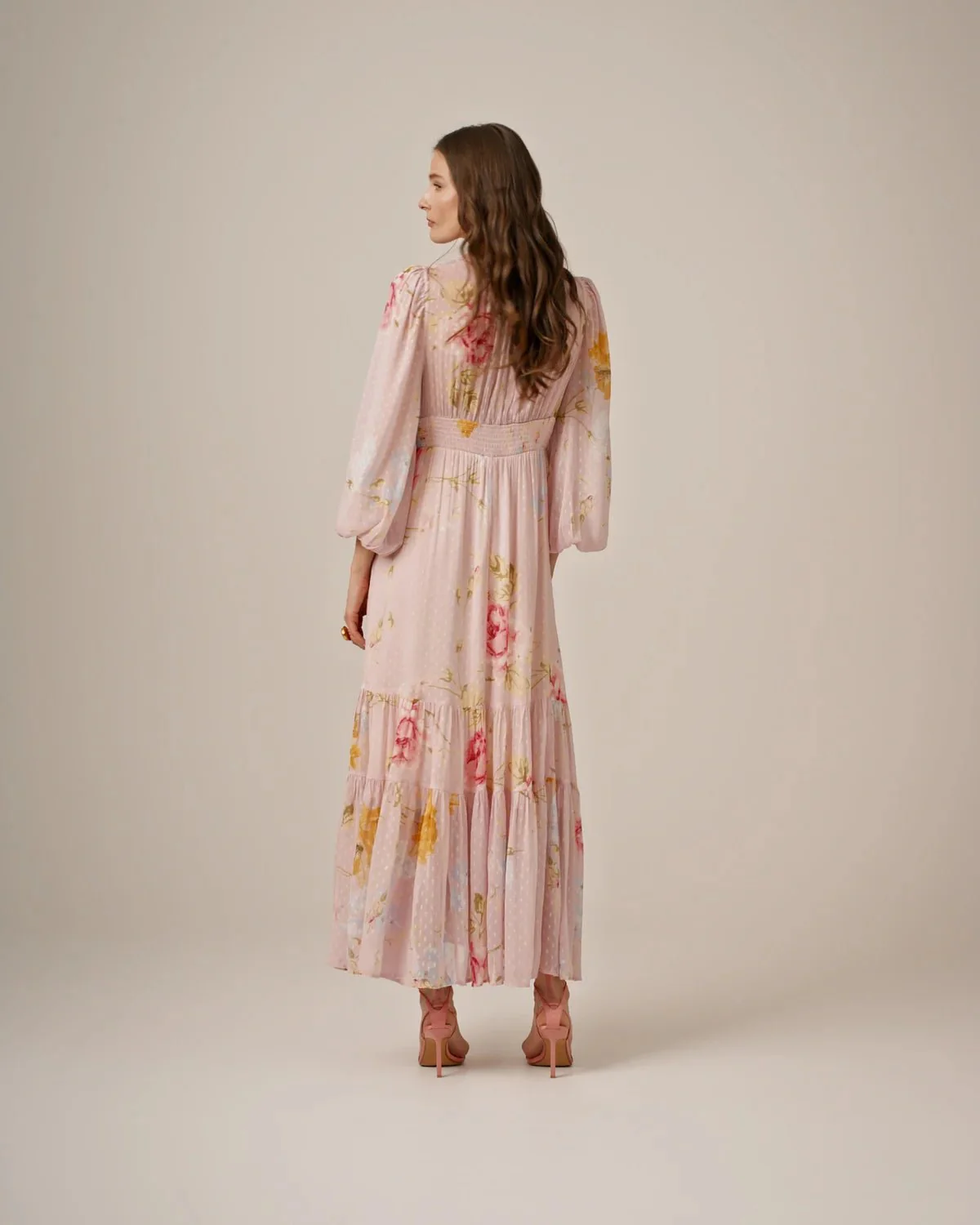 Dotted Georgette Gown Flourish Wall - Image 5
