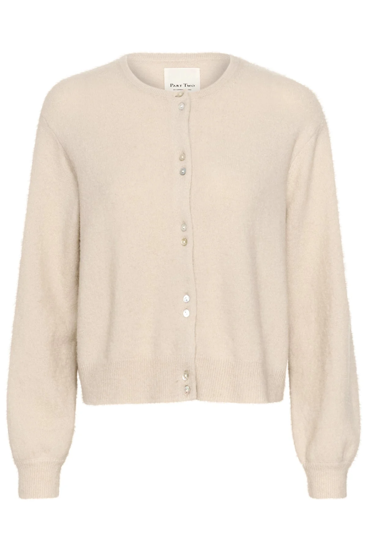 Ninellpw Cardigan French Oak Melange - Image 2