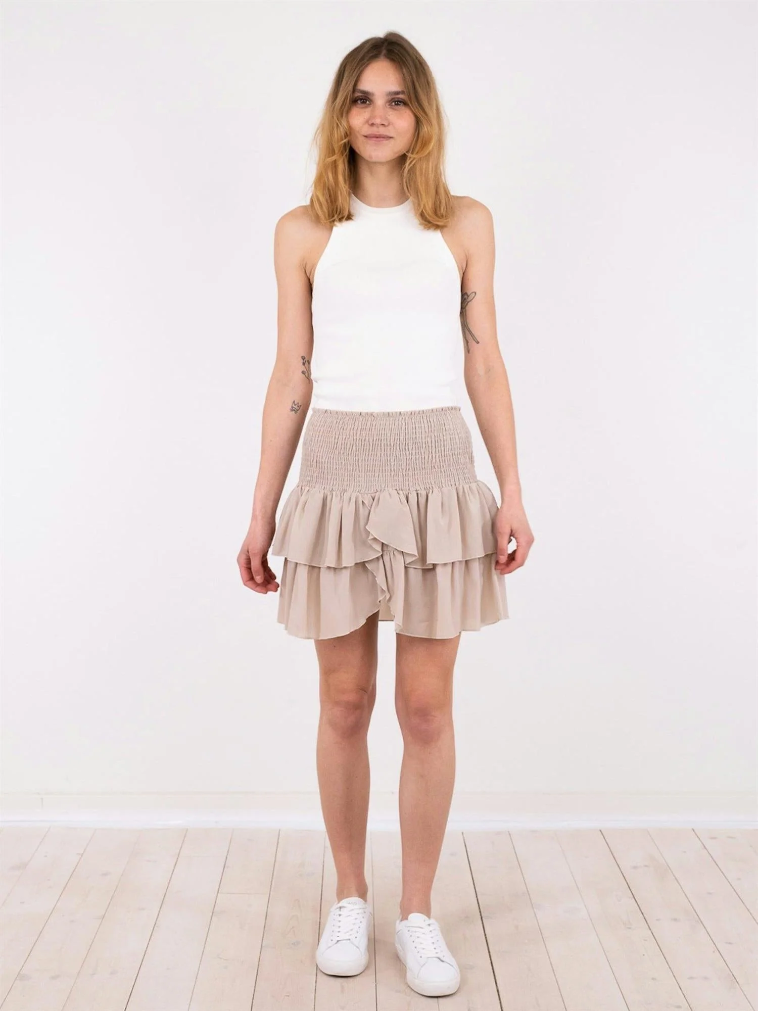 Carin R Skirt Sand - Image 5