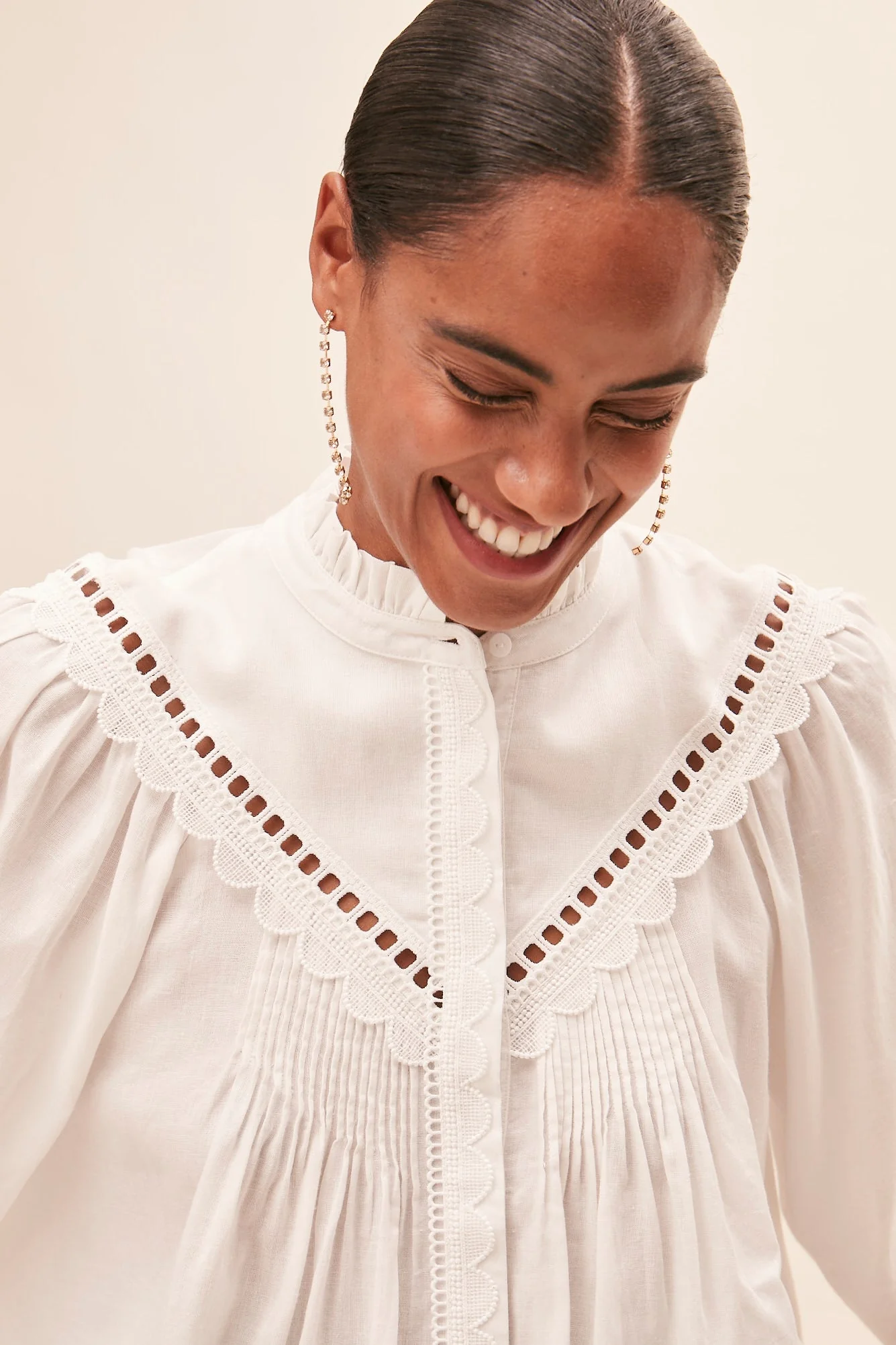 Love Blouse Blanc Casse - Image 3