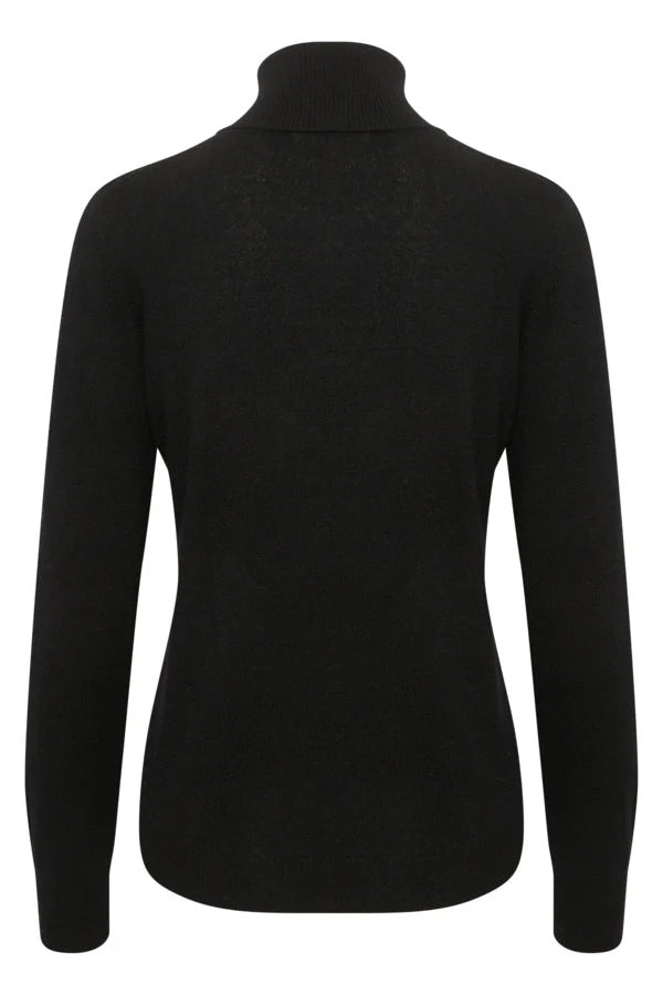 Lukkaiw Rollneck Pullover Black - Image 11
